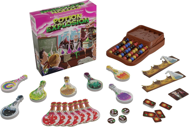 Potion Explosion Board Game | Fun & Strategic Family Game for 2-4 Players | Ages 8+ | 30-45 Min Play