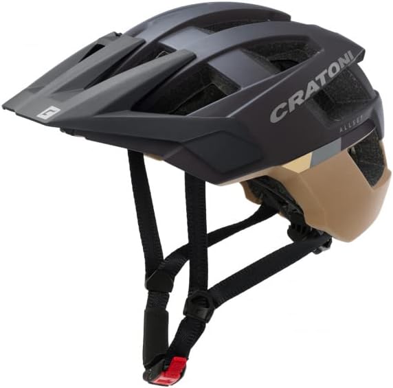 Cratoni Unisex – Erwachsene Allset Helme L Dark-Sand Matt, L Dark-Sand Matt