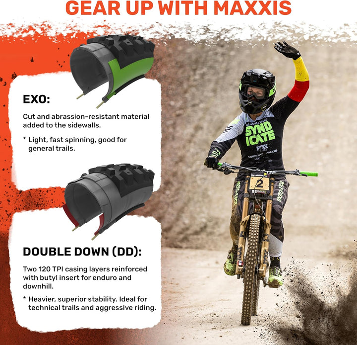 Maxxis Fahrrad Reifen Aggressor DD // alle Grössen Schwarz 1size, Schwarz 1size