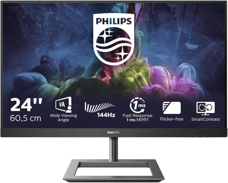 Philips 242E1GAJ - 24 Zoll FHD Gaming Monitor, 144 Hz, 1ms, FreeSync Premium (1920x1080, HDMI, Displ