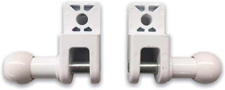 Baldachin Geländer Set mit Schrauben (Weiss), Weiss