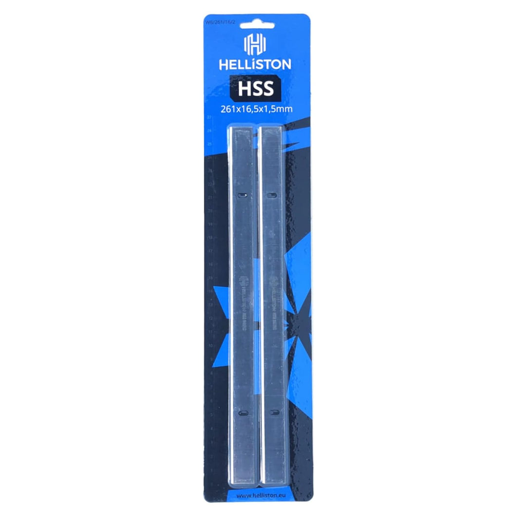 Hobelmesser für GÜDE GADH 254/P TYP 2, HSS, 261x16,5x1,5mm (1 Satz = 2 Hobelmesser)