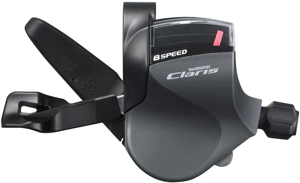 SHIMANO Unisex – Erwachsene Claris Daumenschalthebel, Schwarz, Einheitsgrösse