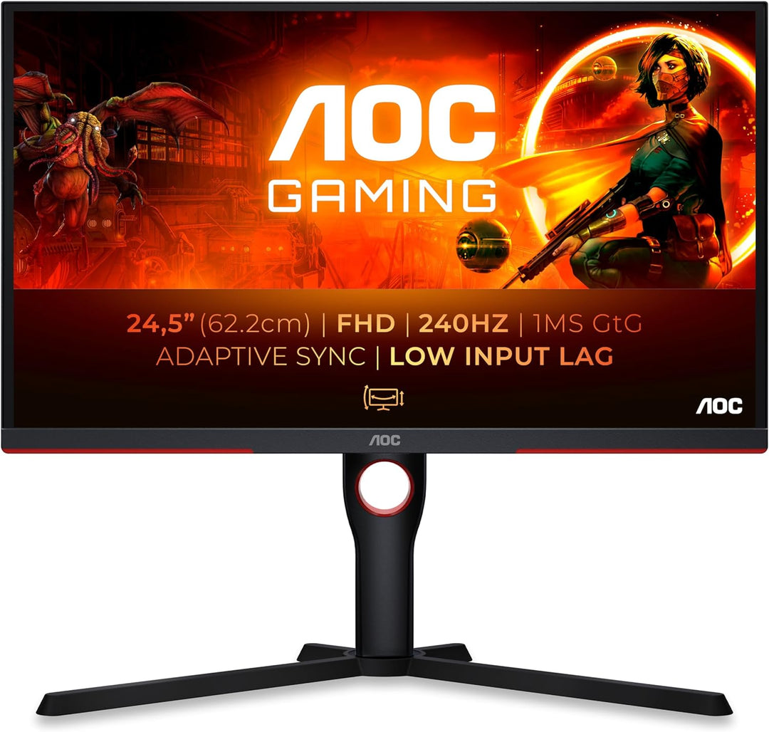 AOC Gaming 25G3ZM - 25 Zoll Full HD Monitor, 240 Hz, 0.5 ms MPRT, FreeSync Premium (1920x1080, HDMI,