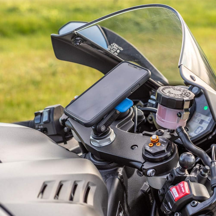 Quad Lock Lenkkopfhalterung für Motorrad für iPhone und Samsung Galaxy-Handys Halterung allein, Halt