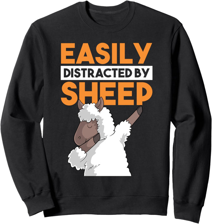 Lustiger Tupftanz mit Schaf Sweatshirt