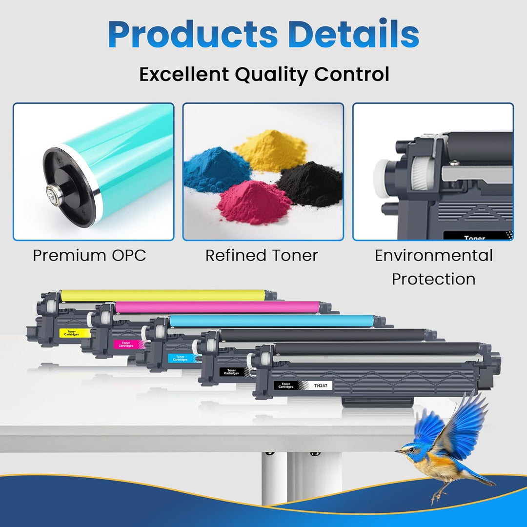 TN247 TN243 Kompatibel als Ersatz für Toner Brother TN-243CMYK TN247 für MFC-L3750CDW HL-L3210CW DCP