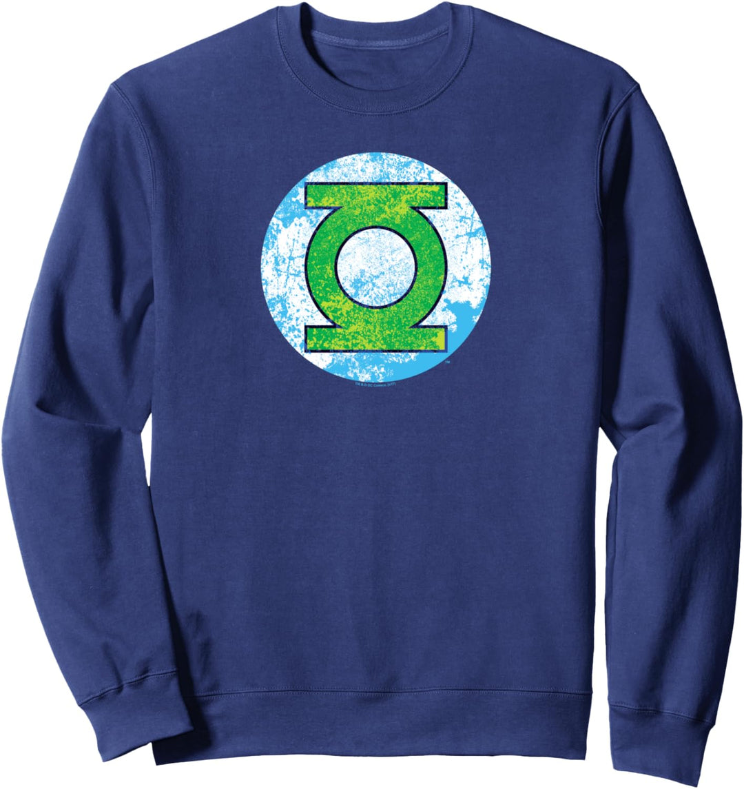Green Lantern Neon Distress Logo Sweatshirt