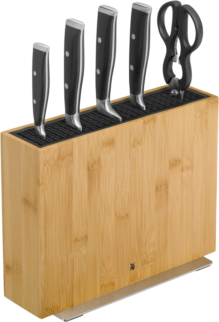 WMF Messerblock unbestückt leer ohne Messer Flextec Bambus hell kompakt platzsparend