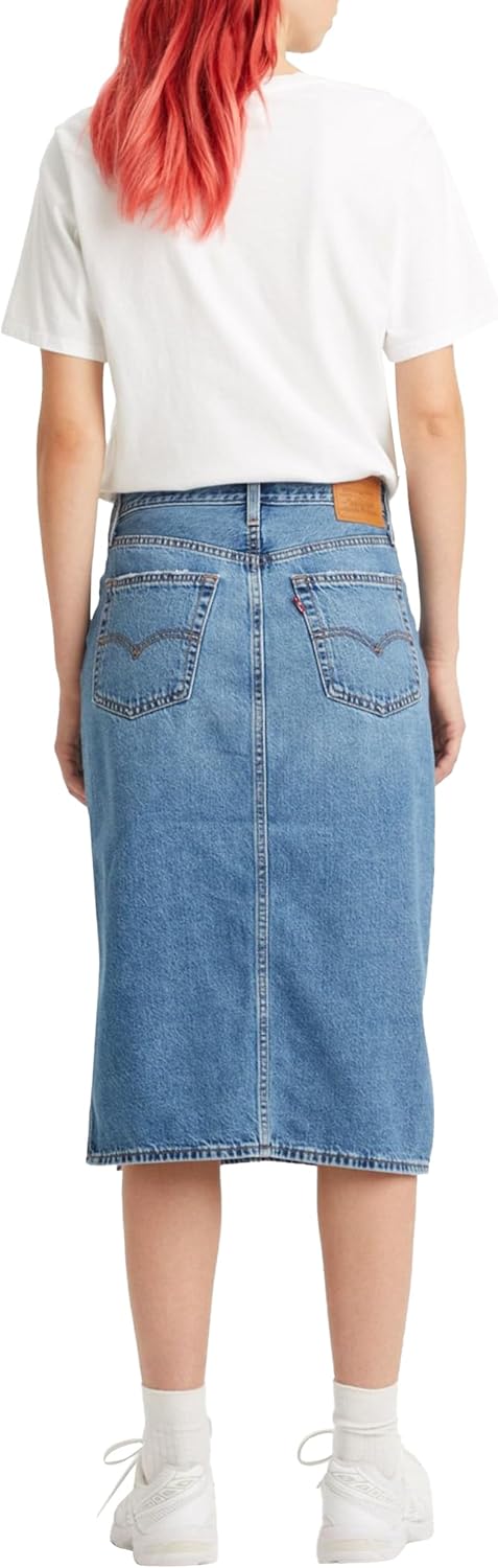 Levi's Damen Side Slit Skirt Rock, Artist Divided