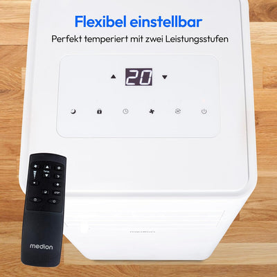 MEDION E701 (MD 37730) Mobile Klimaanlage mit Abluftschlauch (inkl. Fensterabdichtung, 3in1, bis 25q