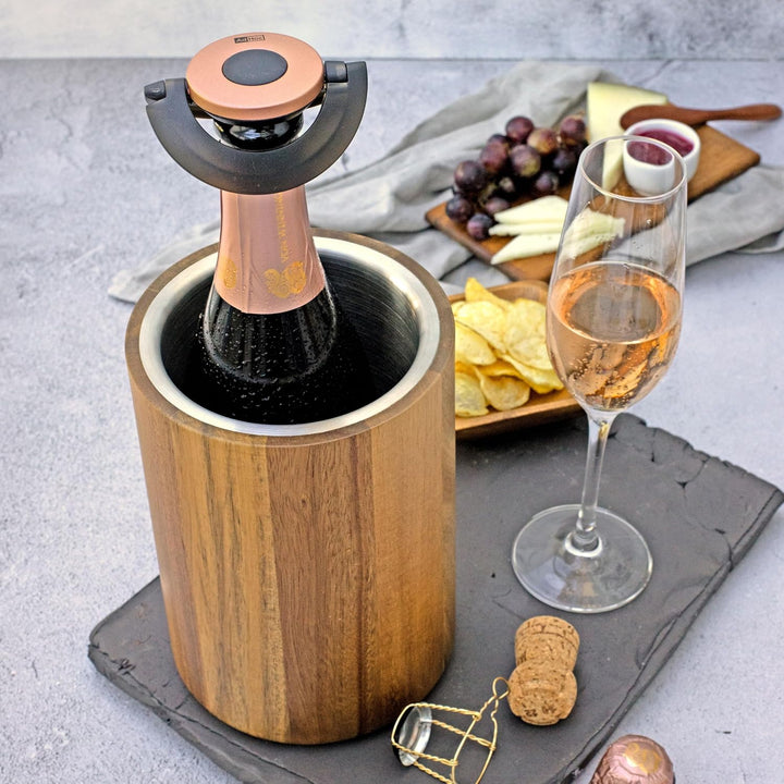 AdHoc WK30 Flaschenkühler für Wein, Sekt, Champagner VINE | für alle Arten von Getränkeflaschen geei