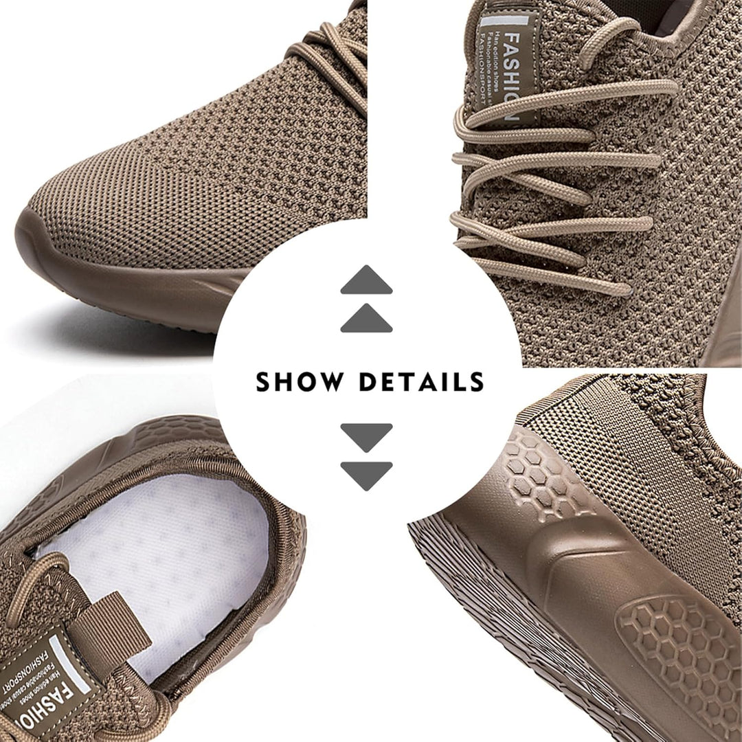 BUBUDENG Herren Schuhe Sneakers Laufschuhe Sportschuhe Strassenlaufschuhe Turnschuhe Outdoor Leichtg