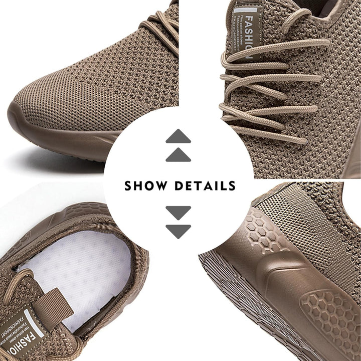 BUBUDENG Herren Schuhe Sneakers Laufschuhe Sportschuhe Strassenlaufschuhe Turnschuhe Outdoor Leichtg