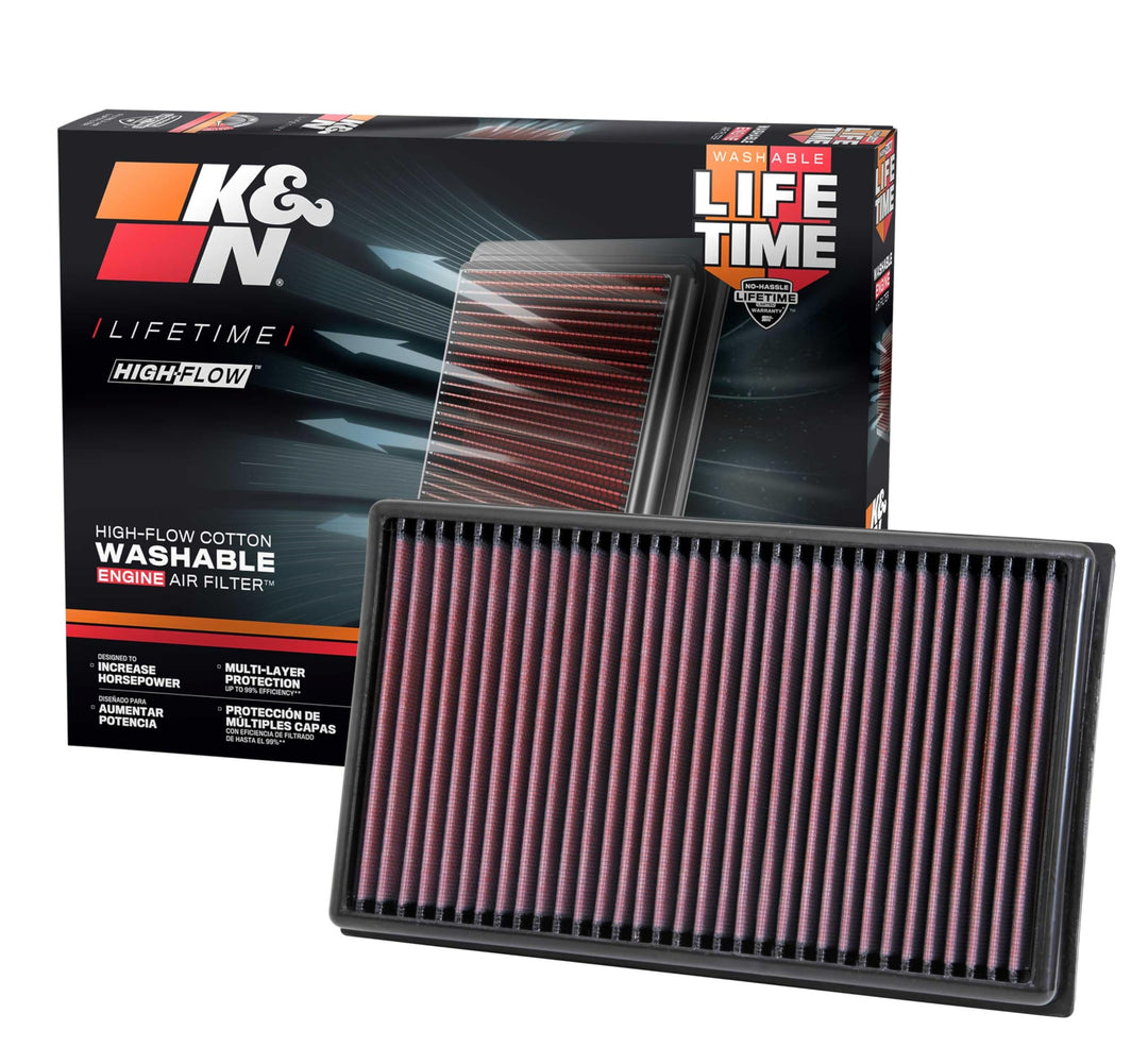 K&amp;N 33-3005 Motorluftfilter: Hochleistung, Prämie, Abwaschbar, Ersatzfilter,Erhöhte Leistung, 2012-2