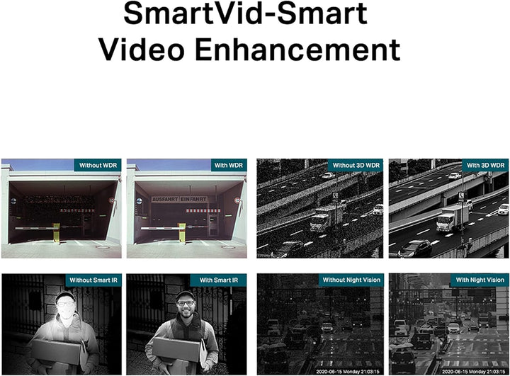 TP-Link VIGI C330 2,8 mm Objektiv Smart Outdoor Sicherheitskamera | 3 MP HD Vollfarb-Netzwerkkamera