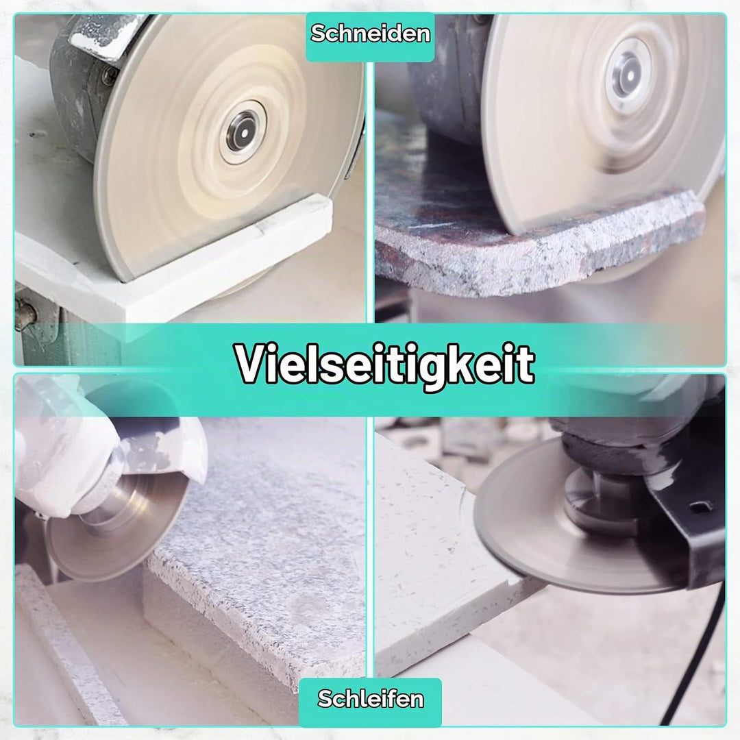 Diamant Fliesen Sägeblatt 125MM LEKOMESH - Doppelseitig Diamant-Trennscheibe für Granit,Marmor,Porze