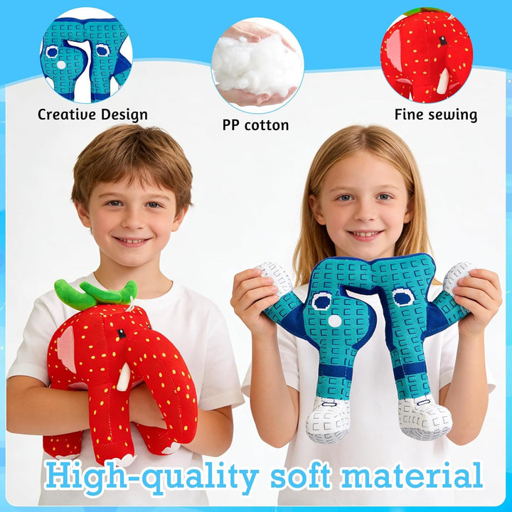 JIASHA Steal a Brain-rot Plüsch, 2PCS Italian Brain-rot Kuscheltier, Steal a Brai-nrot Plush Toy, It