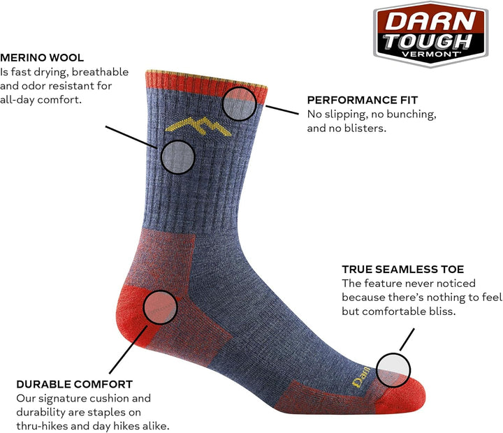 Darn Tough Herren Socken, M denim