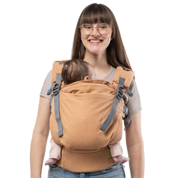 Boba X Babytrage Neugeborene ab Geburt (3-20 kg) - Hüftfreundliche Baby- &amp; Kindertrage mit verstellb