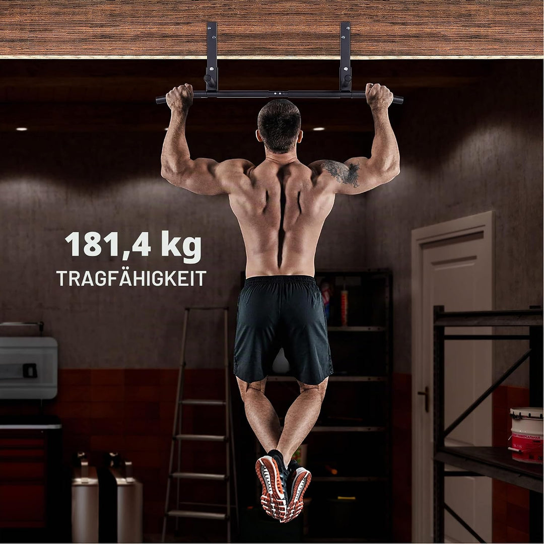 AmStaff Fitness TU038 Klimmzugstange für Balkenmontage