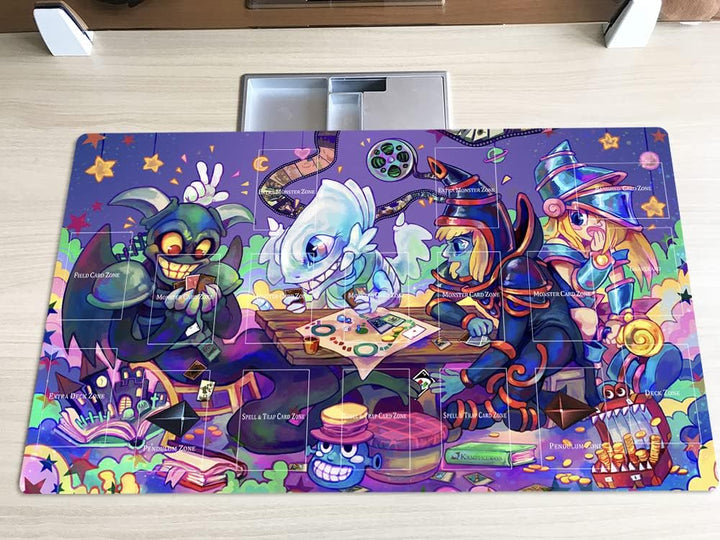 New Mlikemat Playmat Labrynth of The Silver Castle CCG TCG Sammelkartenspielmatte + gratis Tasche (Z
