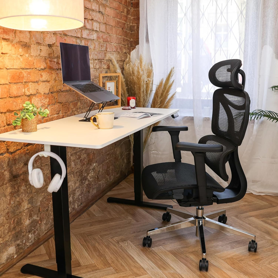 Laptop Ständer Höhenverstellbar – Notebook/Tablet Halterung Ergonomisch & Stabil – Stahl Ständer Sch