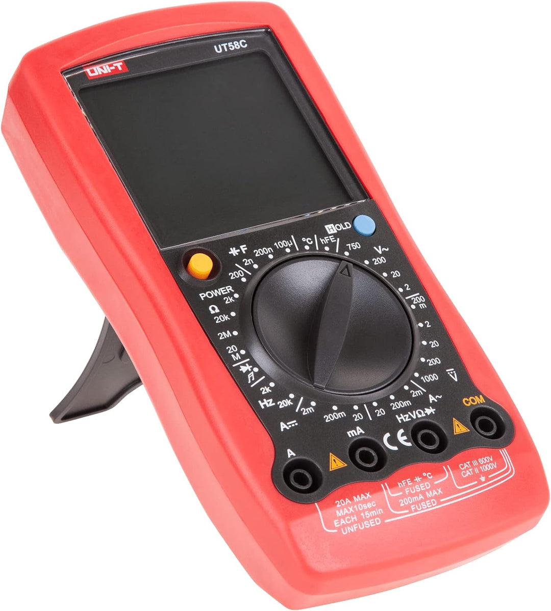 UNI-T MIE0083/UT58C Digital-Multimeter AC/DC Spannungsprüfer, Mehrfarbig - Orange/Pink