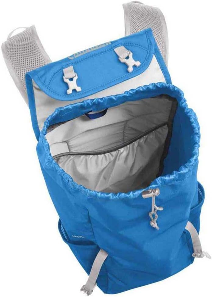Camelbak Arete 14 Wander-Trinkrucksack, 14 Liter Stauraum, 1,5 Liter Reservoir, Indigo-Wimpel/Silve