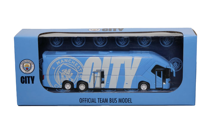 Bus del Manchester City I Autobús del Equipo MC I Aficionados al fútbol I Juguete Coleccionable I Li