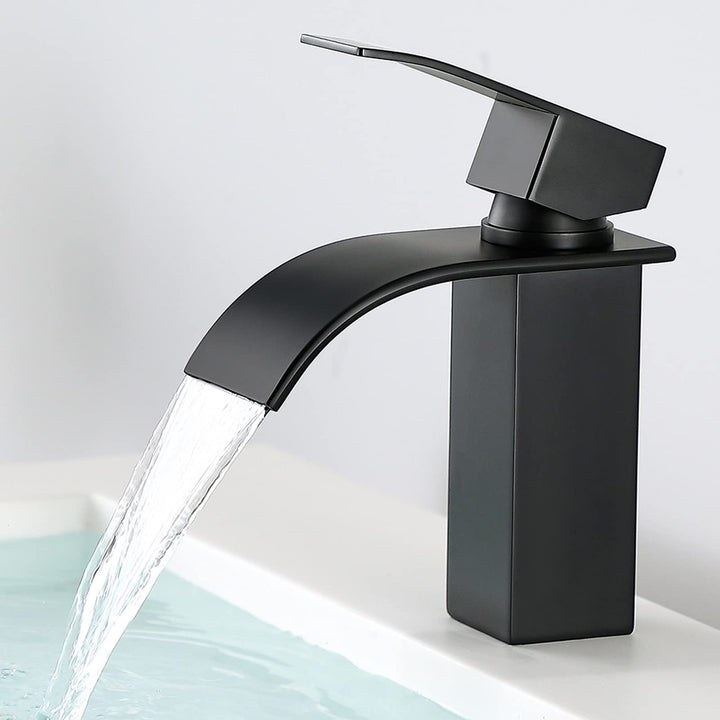 Wasserhahn Bad Schwarz Waschtischarmatur Schwarz - Cecipa Wascharmatur Bad Schwarz aus Edelstahl - M