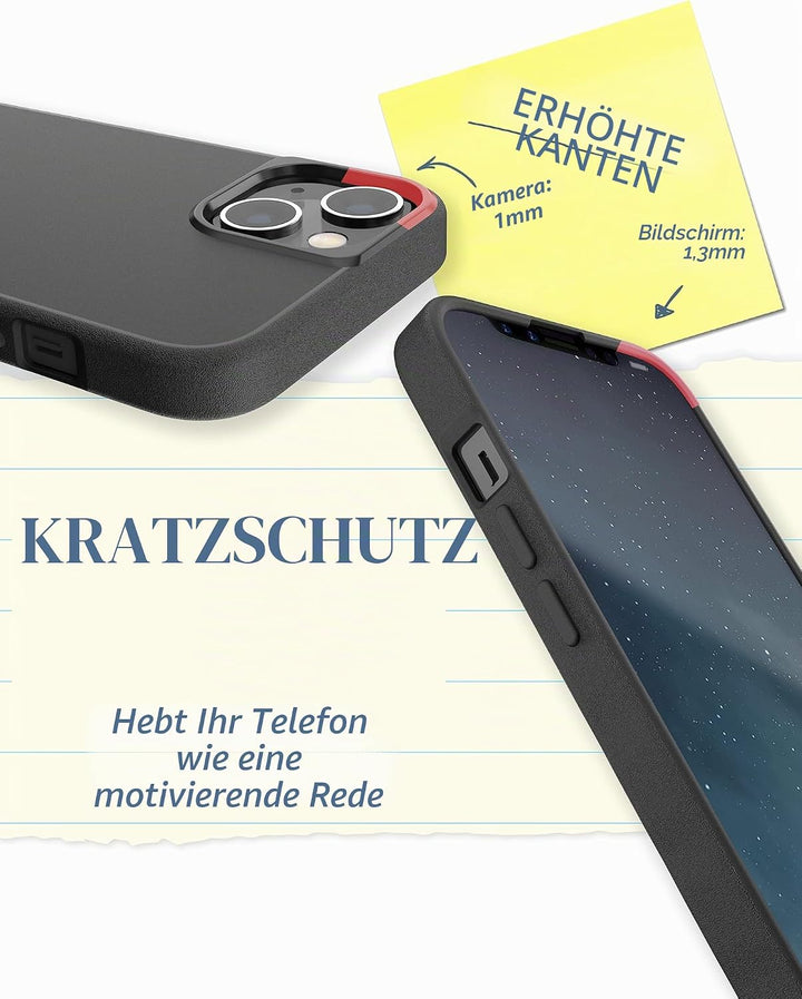 Smartish Schutzhülle für iPhone 13, Gripmunk, kompatibel mit MagSafe [leicht und schützend], dünne G