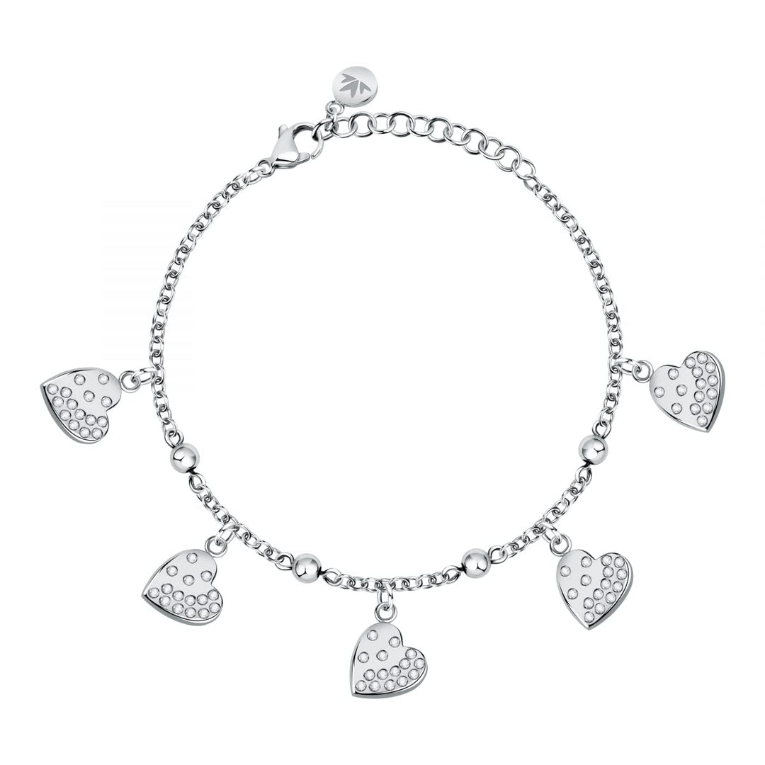 Morellato PASSIONI Damen Armband aus Stahl, Kristalle - SAUN11