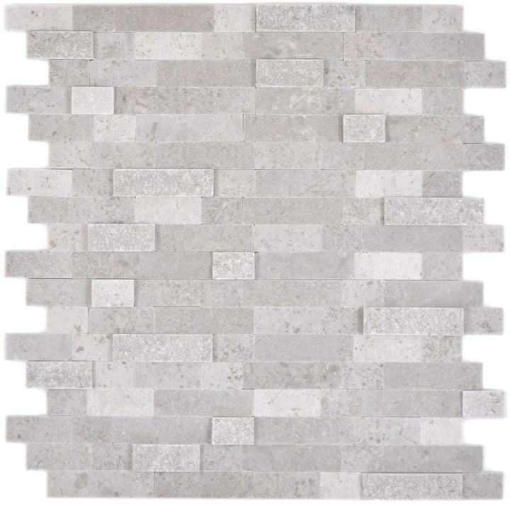 Selbstklebnde Mosaikmatte Verbund Naturstein Cinderella grey für WAND KÜCHE Wandverblender Fliesensp