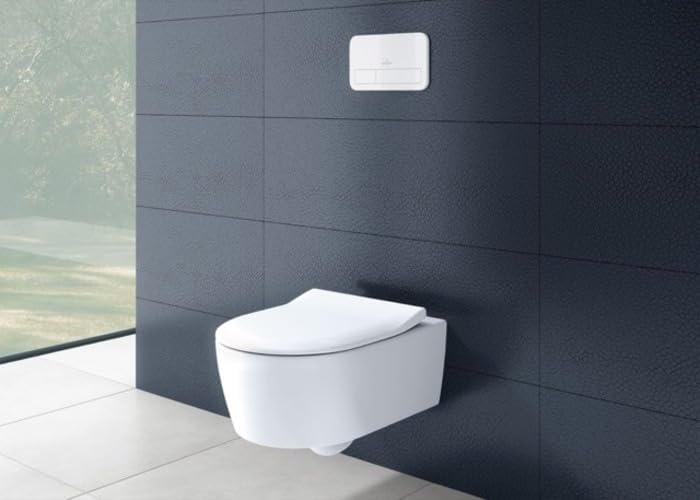V & B Combi-Pack Avento DirektFlush C-Plus + SlimSeat Softclose weiss