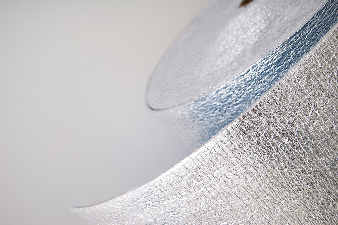 FOLNET Wärmeisolierende Dampfbremsfolie FD Alu Dämmung Schirm FD Ersetzt Klemmfilz Glasswolle Steinw