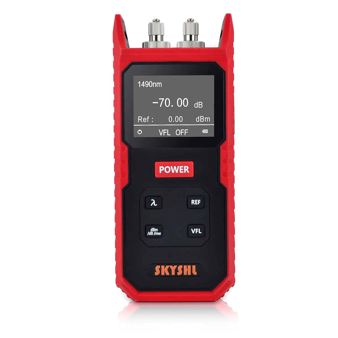 800nm~1700nm Optisches Leistungsmessgerät(Eingebaute VFL) -70~+8dBm FTTH Optical Fiber Power Meter m