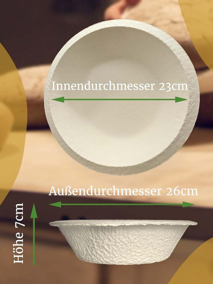 Bäckerei Spiegelhauer 5 Gärkörbchen I 5 Teigschaber Gärkörbchen Set Backset Gross, Backset Gross
