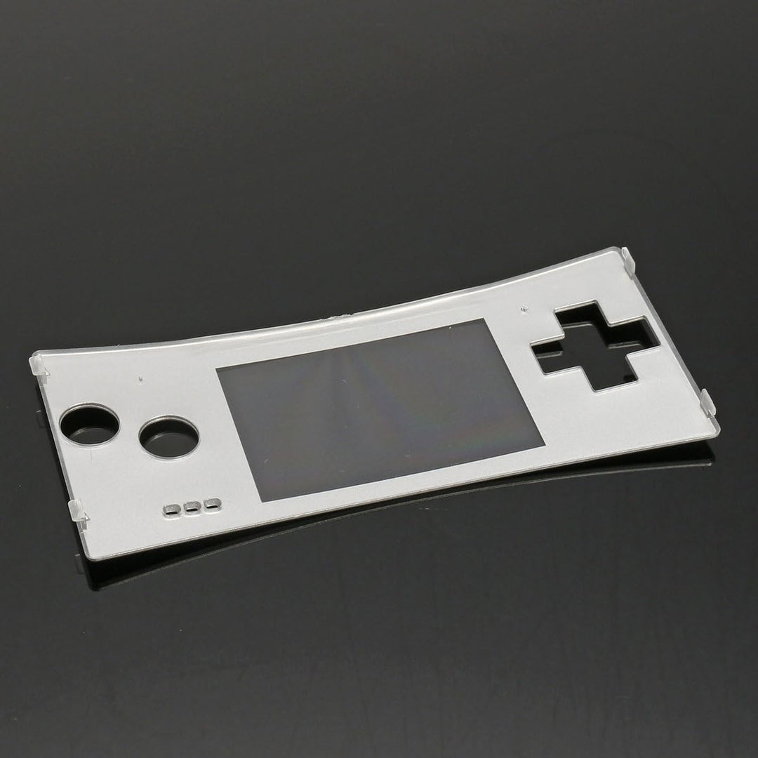 C-FUNN Ersatz Front Schalen Abdeckung Gehäuseteil Für Nintendo Gameboy Micro Gbm - Silber