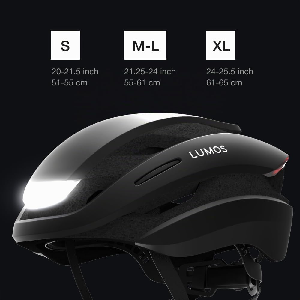 Lumos Ultra Smart-Helm | Fahrradhelm | Vorder- und Rücklicht (LED) | Blinker | Bremslichter | Blueto