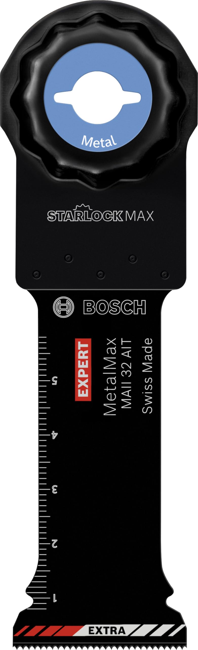Bosch Professional 10x Sägeblatt Expert MetalMax MAII 32 AIT (für Stahl, Edelstahl, Breite 32 mm, Zu