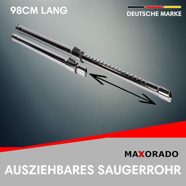 35mm Staubsaugerrohr Kombidüse Staubpinsel kompatibel für Starmix Industriestaubsauger Staubsauger N