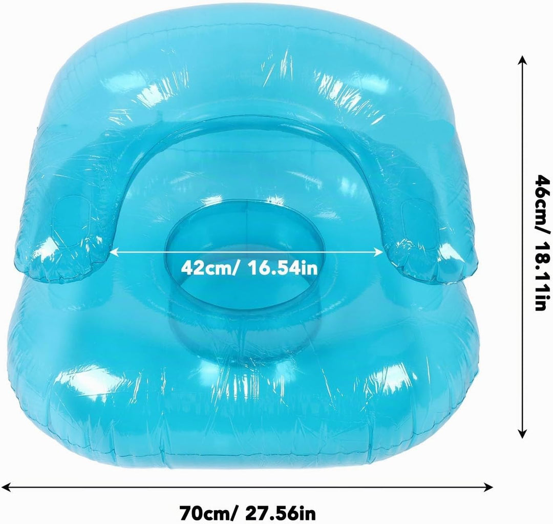 TOPINCN Aufblasbare Couch für Erwachsene, Transparenter PVC Aufblasbarer Stuhl für den Gebrauch Im I