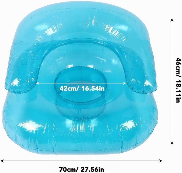 TOPINCN Aufblasbare Couch für Erwachsene, Transparenter PVC Aufblasbarer Stuhl für den Gebrauch Im I