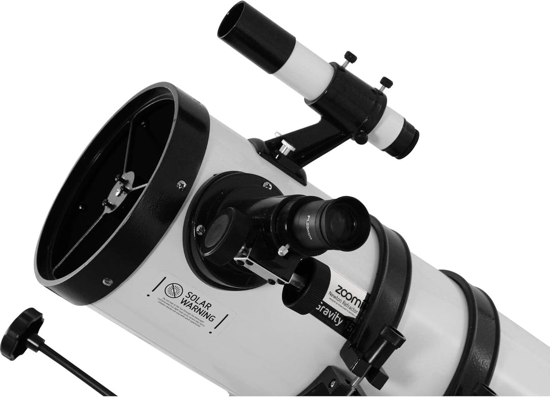 Zoomion Gravity 150/1400 EQ Astronomisches Spiegelteleskop Set mit Stativ, Montierung und Okulare fü