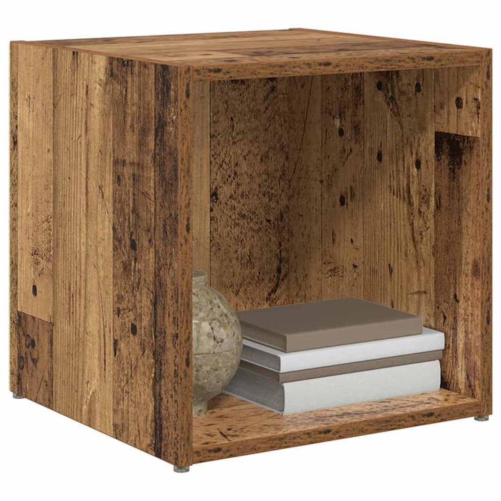vidaXL TV-Schränke 4 STK Altholz 37x35x37 cm Holzwerkstoff Altes Holz, Altes Holz