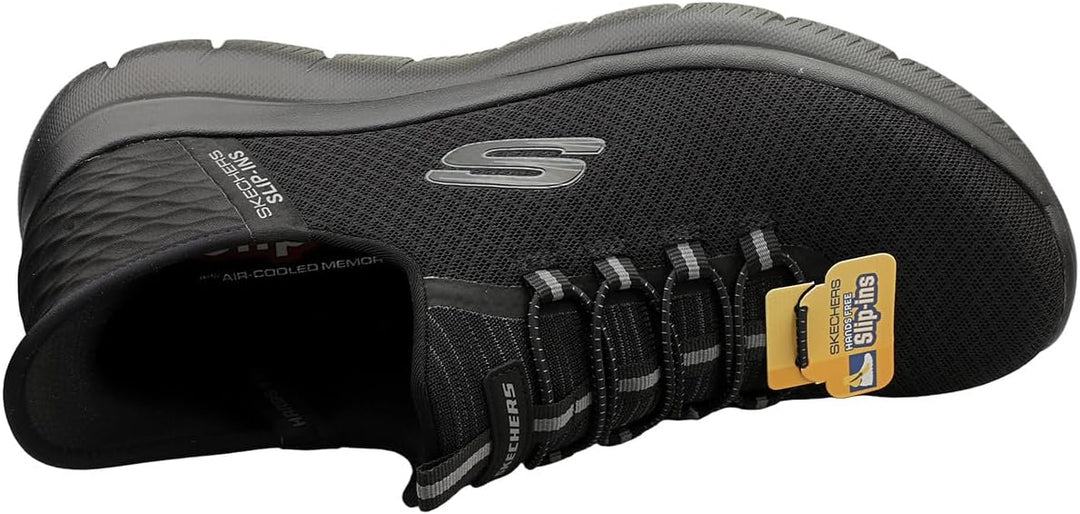 Skechers Herren Summits High Range Sneakers 39 EU Weit Black Mesh Trim, 39 EU Weit Black Mesh Trim