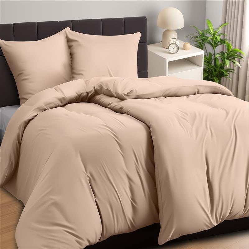 Utopia Bedding Bettwäsche 135x200 4teilig - Mikrofaser 2 Bettbezug 135x200 cm + 2 Kissenbezüge 80x80