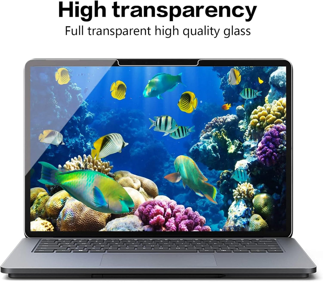 MEGOO (3 Pack Surface Laptop Studio 2/Laptop Studio 14.4 Zoll Gehärtetes Glas Schutzfolie, Stärke 9H