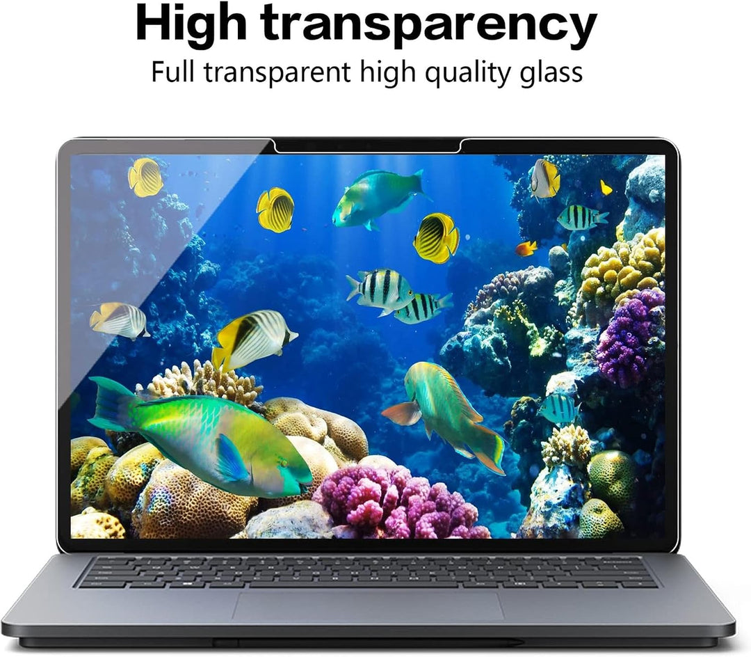 MEGOO Surface Laptop Studio 2/1 14.4 Zoll gehärtetes Glas Displayschutz, Hohe Transparenz/Hoch Ultra